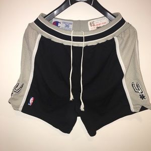 Game worn nba shorts